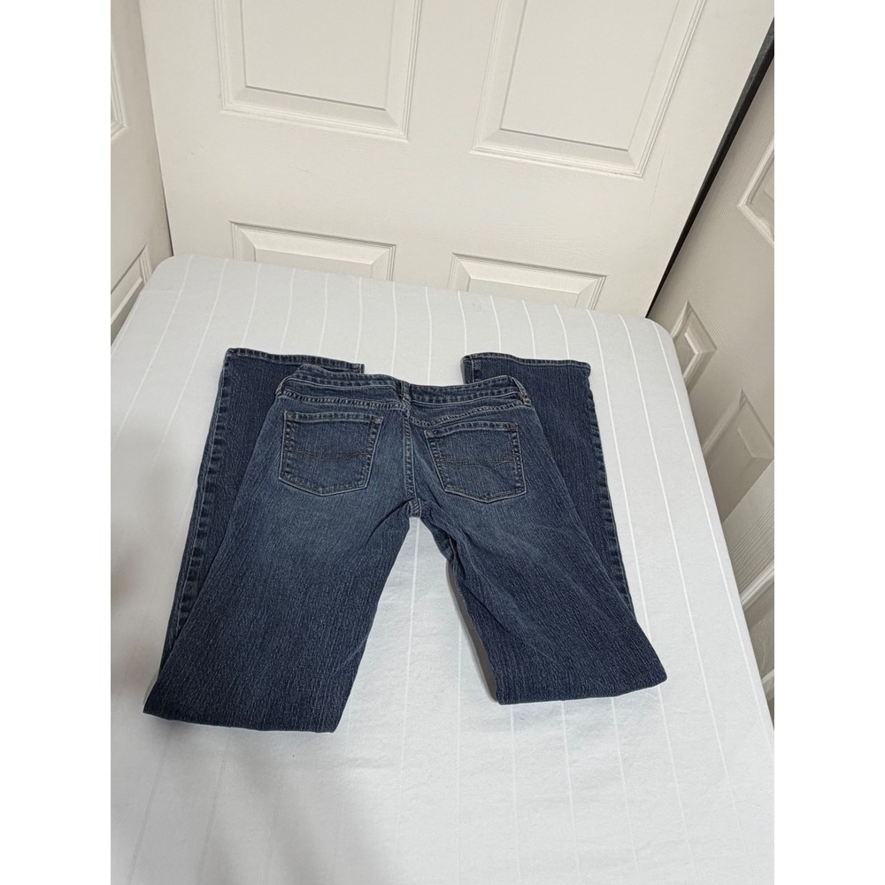 Bullhead Bootcut Jeans Womens 3R Dark Wash Low Rise Stretch Denim Blue